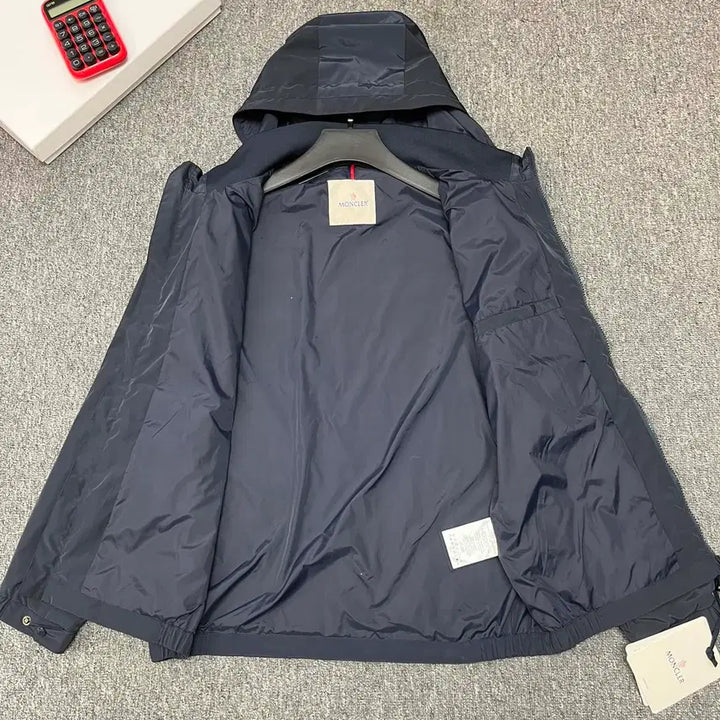 [BUNJANG] Moncler Nylon Windbreaker Jacket Unisex / 몽클레어 후드 집업 바람막이 엠자로고 와팬로고 나일론 남녀공용