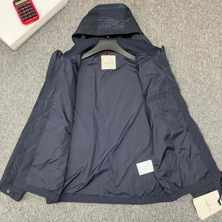 [BUNJANG] Moncler Nylon Windbreaker Jacket Unisex / 몽클레어 후드 집업 바람막이 엠자로고 와팬로고 나일론 남녀공용