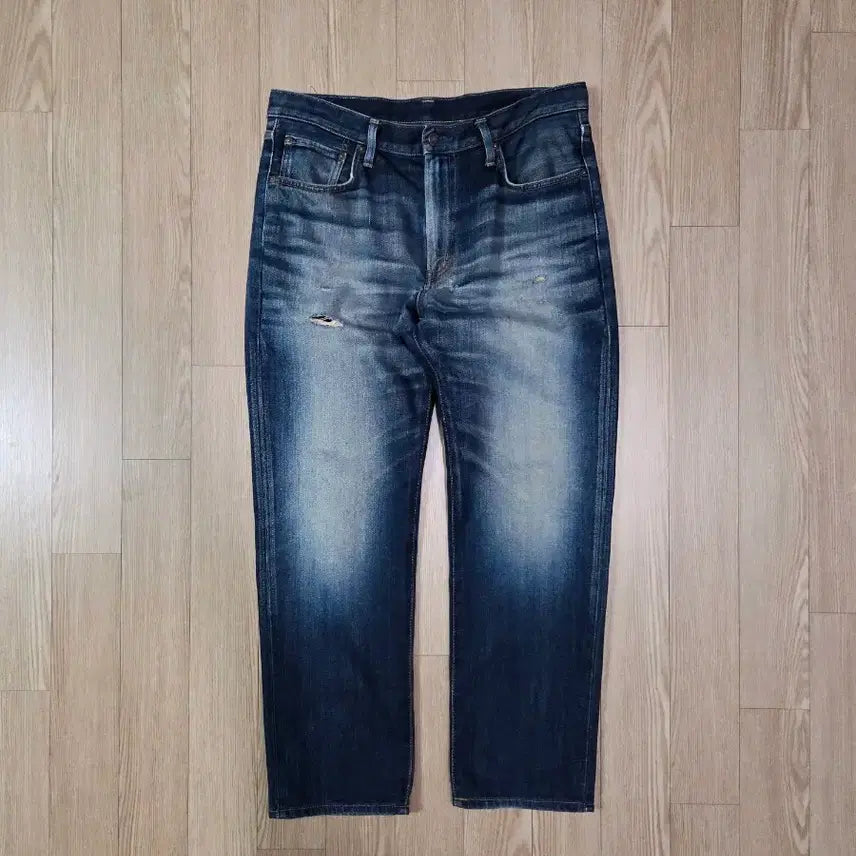 [BUNJANG] Edwin Japan Made Blue Washed Denim Pants / 에드윈 재팬 메이드 블루 워싱 데님 팬츠