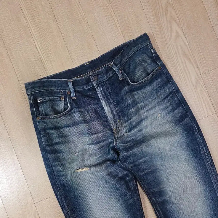 [BUNJANG] Edwin Japan Made Blue Washed Denim Pants / 에드윈 재팬 메이드 블루 워싱 데님 팬츠