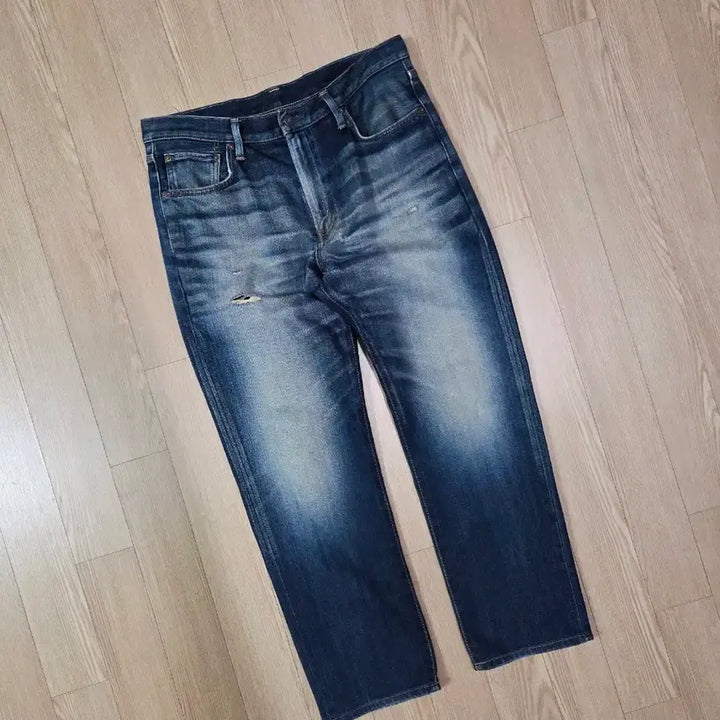 [BUNJANG] Edwin Japan Made Blue Washed Denim Pants / 에드윈 재팬 메이드 블루 워싱 데님 팬츠