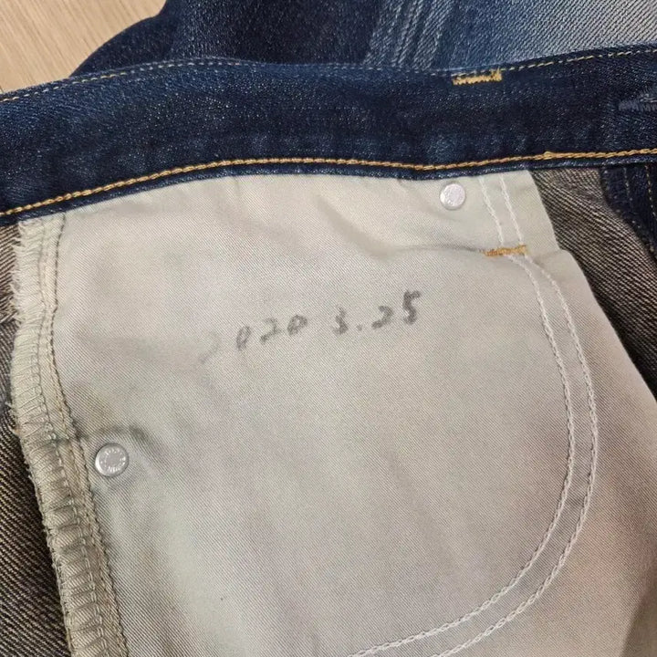 [BUNJANG] Edwin Japan Made Blue Washed Denim Pants / 에드윈 재팬 메이드 블루 워싱 데님 팬츠