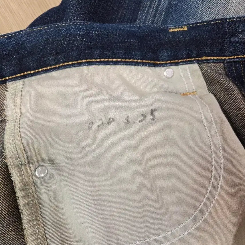 [BUNJANG] Edwin Japan Made Blue Washed Denim Pants / 에드윈 재팬 메이드 블루 워싱 데님 팬츠