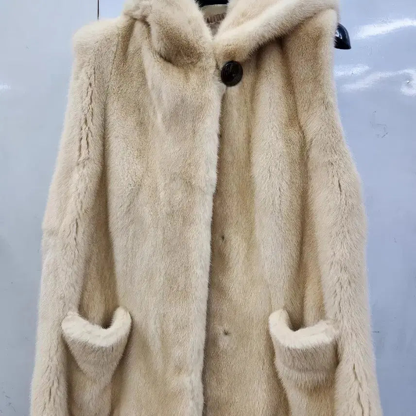[BUNJANG] Mink Hooded Vest / 후드 밍크  베스트입니다