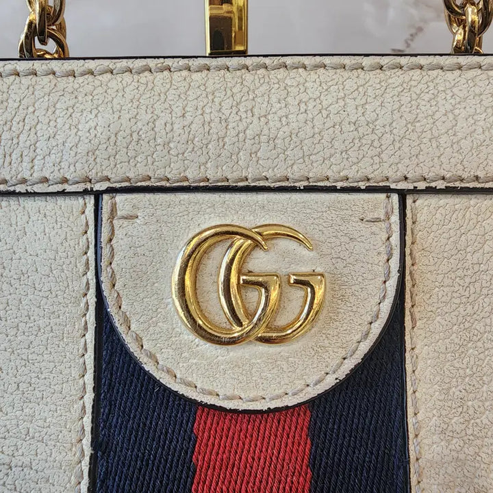 [BUNJANG] Gucci Ophidia GG Gold Chain Shoulder Bag / 구찌 오피디아 GG 금장 로고 체인 숄더백 503877