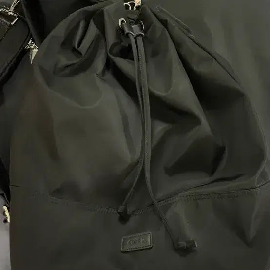 [BUNJANG] 4our b Black Bucket Backpack Crossbody Bag / 미사용 새상품))디자이너 브랜드 4our b 스트링 백팩 크로스백 숄더백