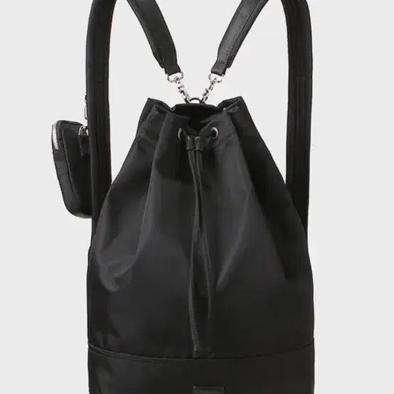 [BUNJANG] 4our b Black Bucket Backpack Crossbody Bag / 미사용 새상품))디자이너 브랜드 4our b 스트링 백팩 크로스백 숄더백