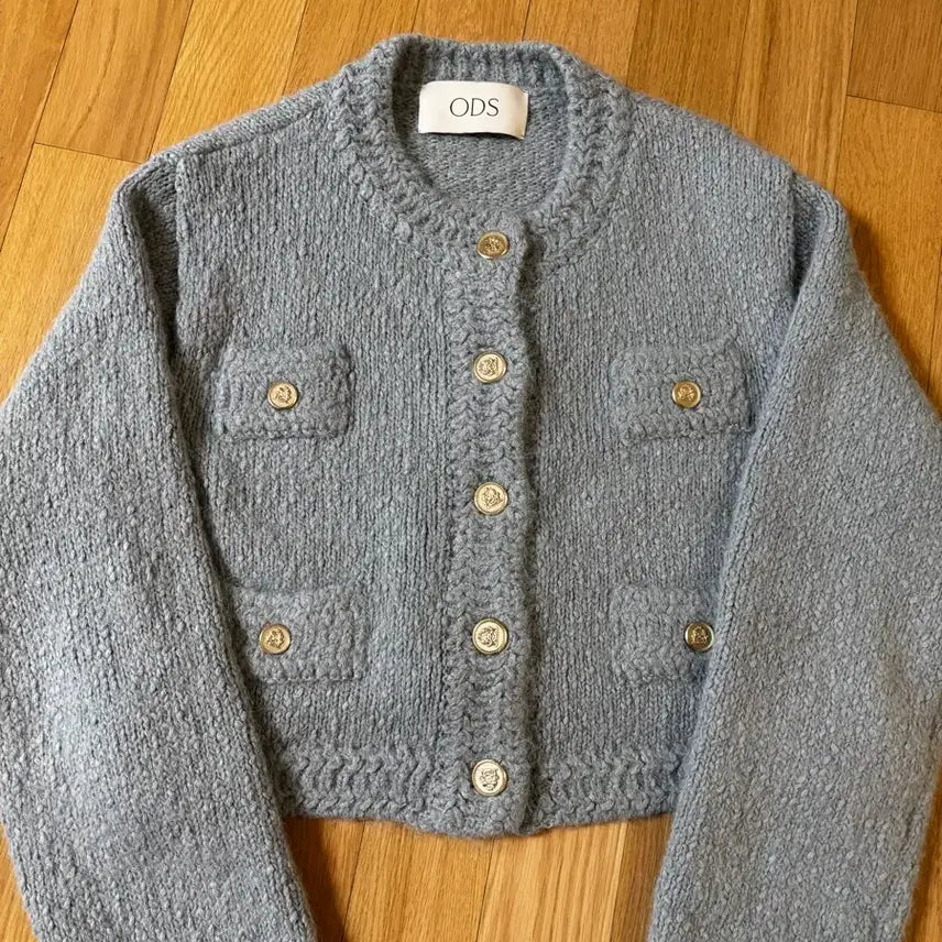 [BUNJANG] ODS Rosalind Tweed Jacket Blue / ODS 오디에스 로잘린 트위드 자켓 블루