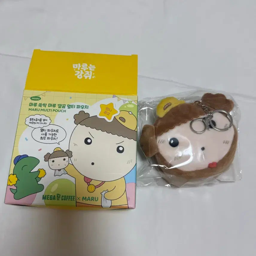 [BUNJANG] Megacoffee Maru is a Dog Collaboration Pouch / 새상품 메가커피 마루는강쥐 콜라보 파우치