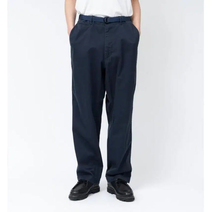 [BUNJANG] nanamica Wide Chino Pants Navy 32 / 나나미카 와이드 치노 팬츠 네이비 32