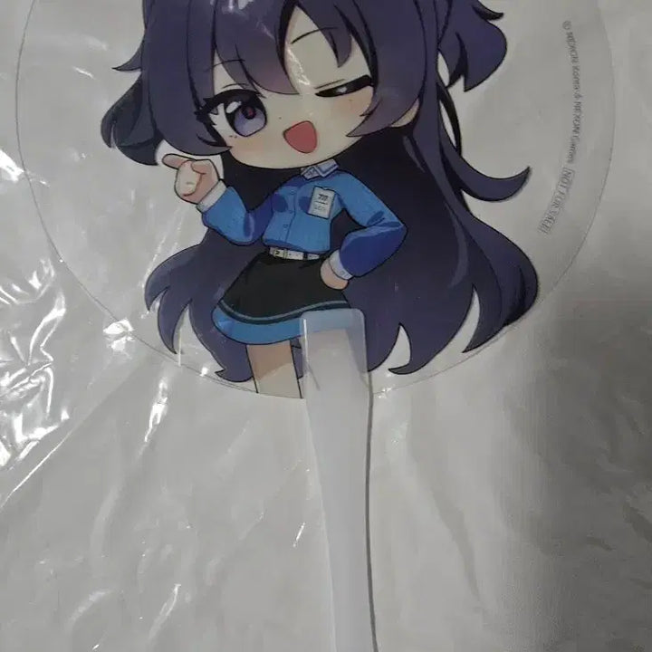 [BUNJANG] Blue Archive Yuuka GS25 Fan / 블루아카이브 유우카 gs25 부채