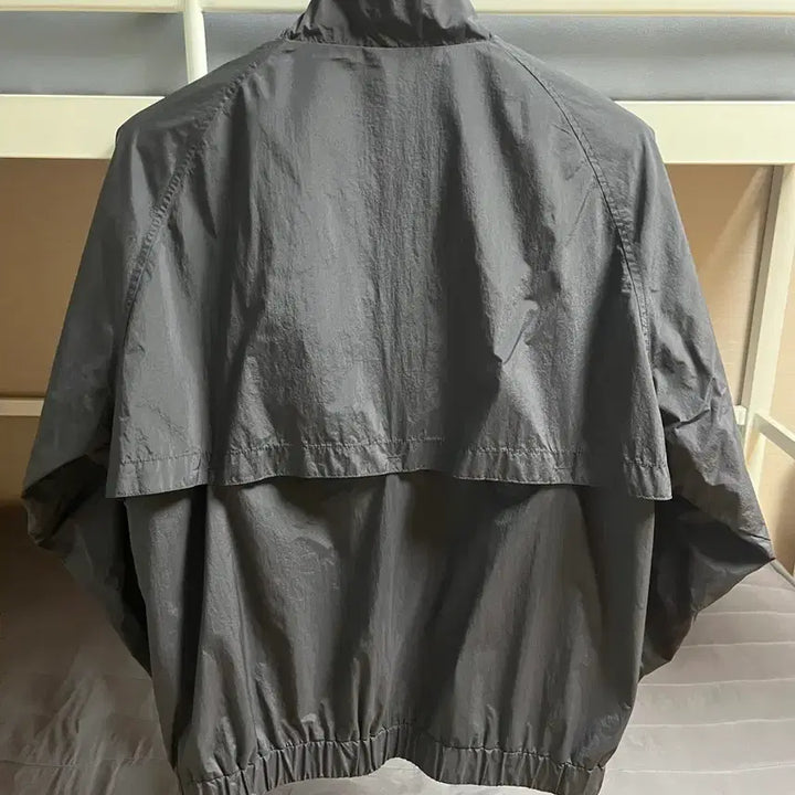 [BUNJANG] Musinsa Standard Oversized High Neck Windbreaker Jacket [Black] - L / 무탠다드 / 오버사이즈 하이넥 윈드브레이커 재킷 [블랙] / L