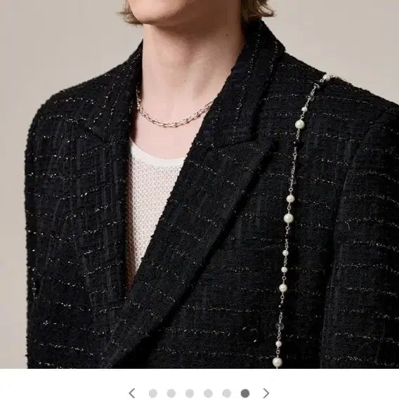 [BUNJANG] Carryover Tweed Double Jacket / 캐리오버 트위드 더블자켓