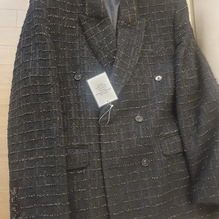 [BUNJANG] Carryover Tweed Double Jacket / 캐리오버 트위드 더블자켓