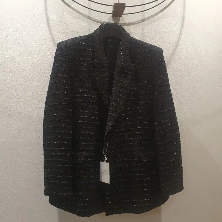 [BUNJANG] Carryover Tweed Double Jacket / 캐리오버 트위드 더블자켓
