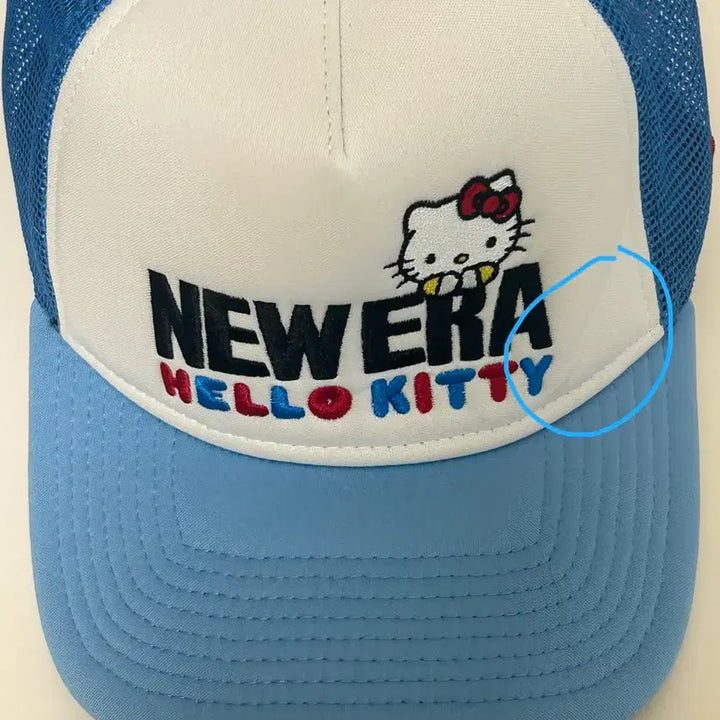 [BUNJANG] New Era Hello Kitty Mesh Cap Blue / 뉴에라 헬로키티 메쉬캡 블루