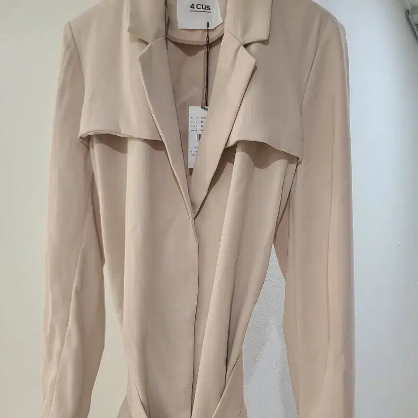 [BUNJANG] Focus Pink Beige Trench Coat / 새상품 포커스 핑크베이지 트렌치