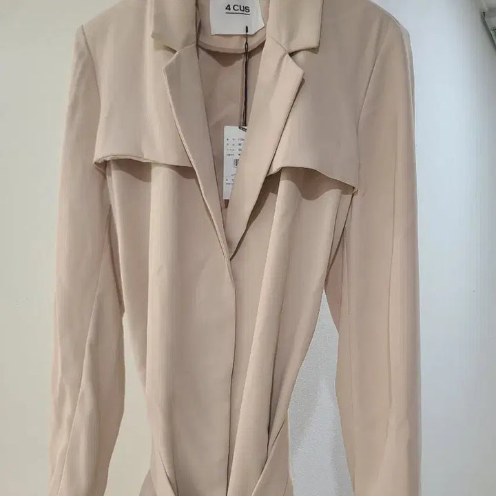 [BUNJANG] Focus Pink Beige Trench Coat / 새상품 포커스 핑크베이지 트렌치