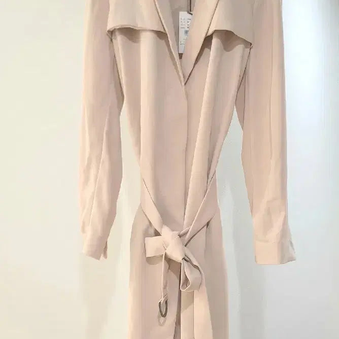 [BUNJANG] Focus Pink Beige Trench Coat / 새상품 포커스 핑크베이지 트렌치