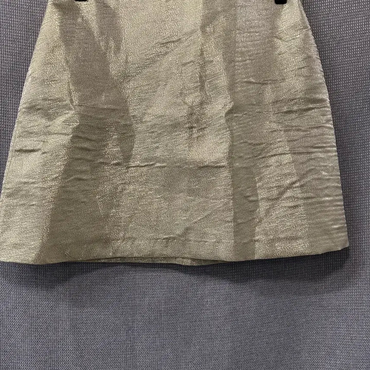 [BUNJANG] LOWBURN Gold Mini Skirt / 로우번 LOWBURN 골드 스커트