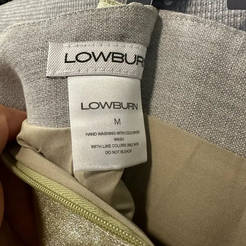 [BUNJANG] LOWBURN Gold Mini Skirt / 로우번 LOWBURN 골드 스커트