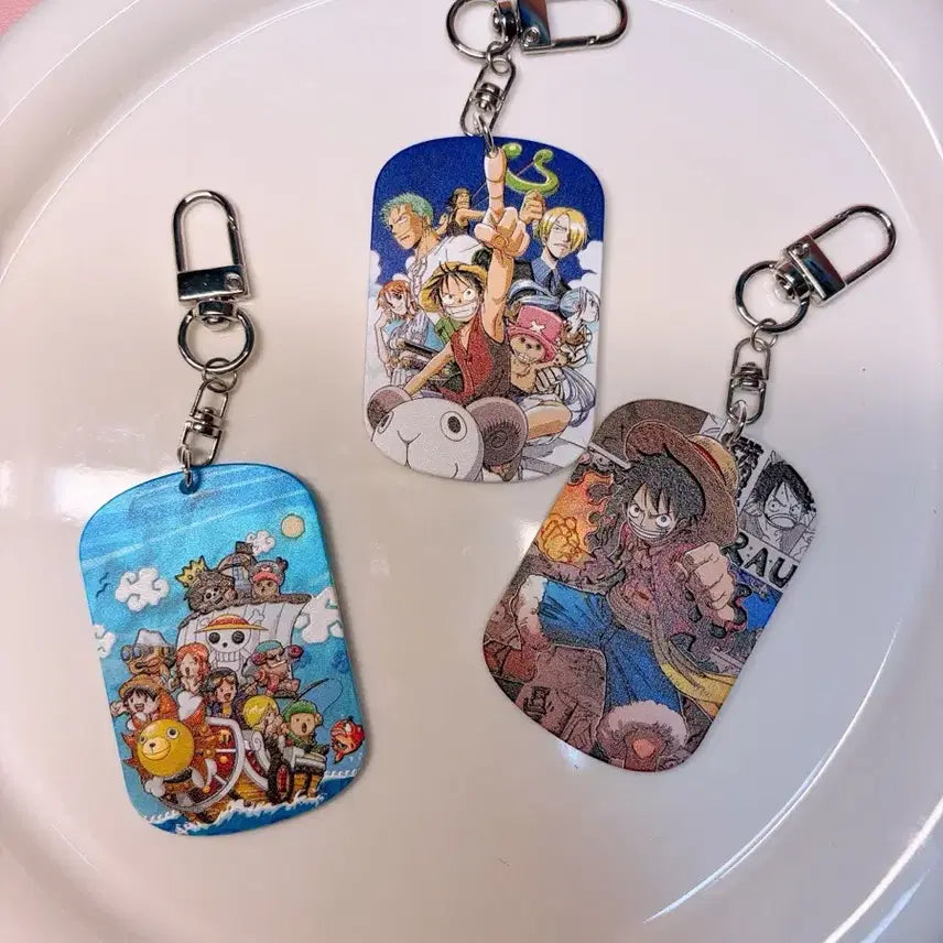 [BUNJANG] One Piece/Demon Slayer Acrylic Keyring / 원피스 아크릴키링 3종 디자인 선택 귀칼