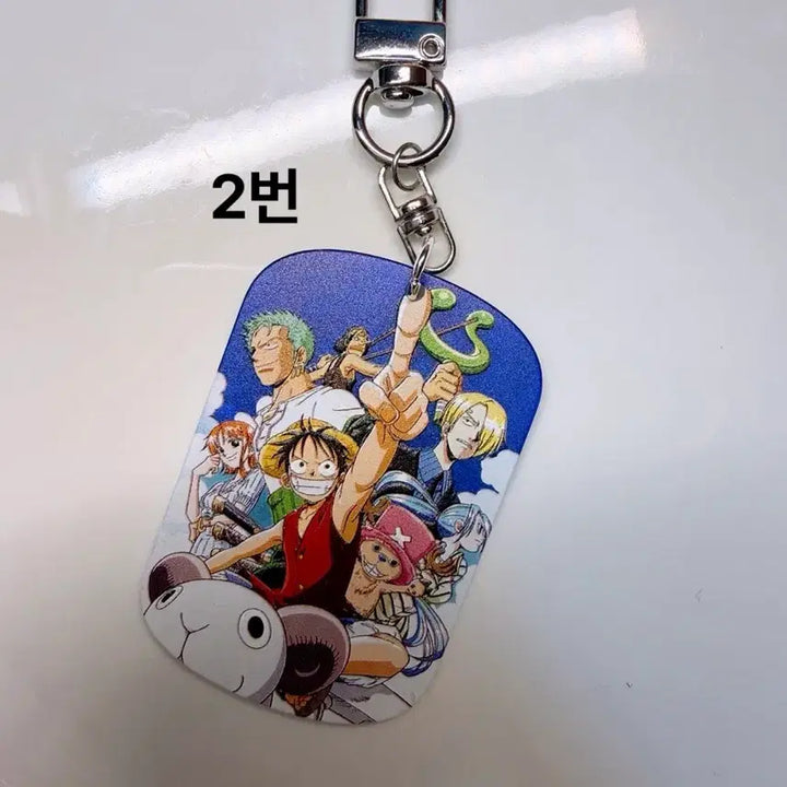 [BUNJANG] One Piece/Demon Slayer Acrylic Keyring / 원피스 아크릴키링 3종 디자인 선택 귀칼