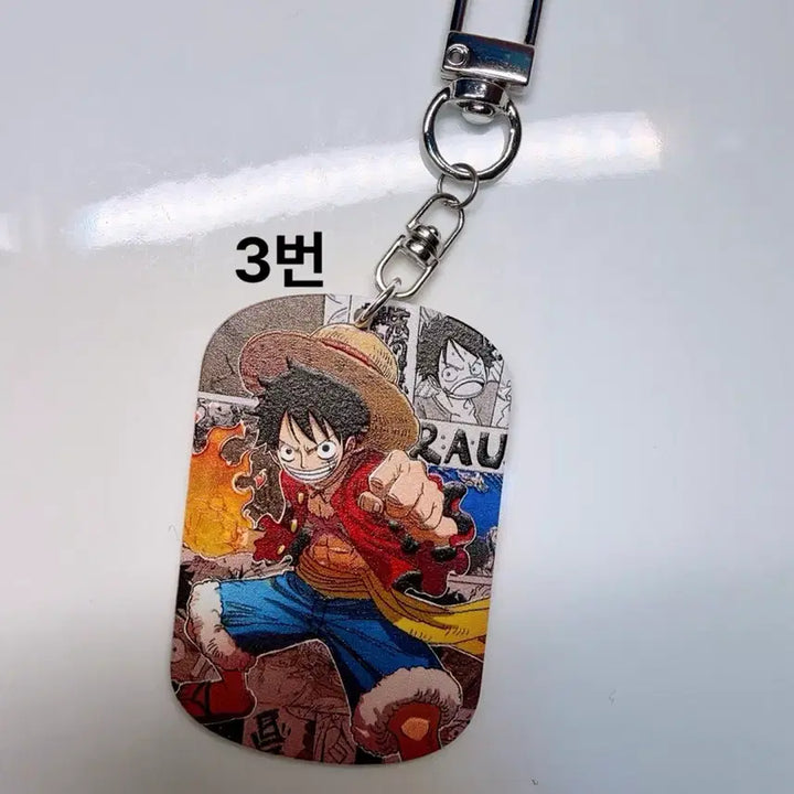 [BUNJANG] One Piece/Demon Slayer Acrylic Keyring / 원피스 아크릴키링 3종 디자인 선택 귀칼