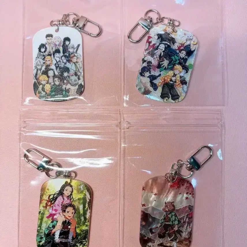 [BUNJANG] One Piece/Demon Slayer Acrylic Keyring / 원피스 아크릴키링 3종 디자인 선택 귀칼