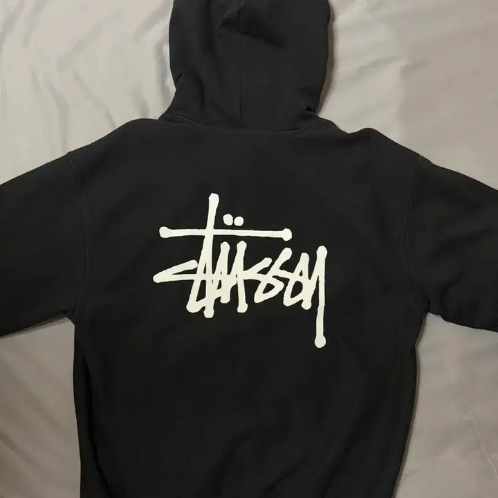 [BUNJANG] Stussy Basic Hoodie Black M / 스투시 베이직 후드티 블랙 M