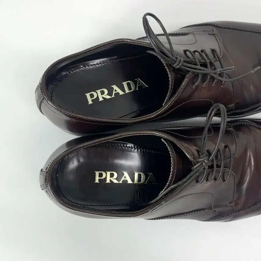 [BUNJANG] Prada Leather Derby Shoes / 프라다 레더 더비 슈즈