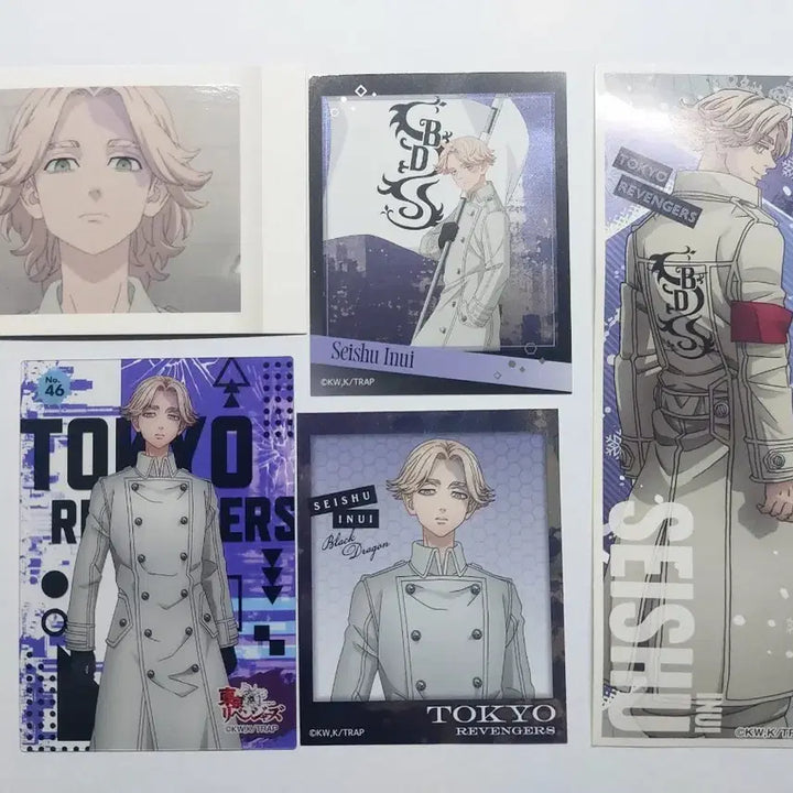 [BUNJANG] Tokyo Revengers Inui Seishu (Inupi) Card &amp; Sticker Bundle Set / 도쿄 리벤져스 도리벤 이누이 세이슈 이누피 카드 및 스티커 일괄