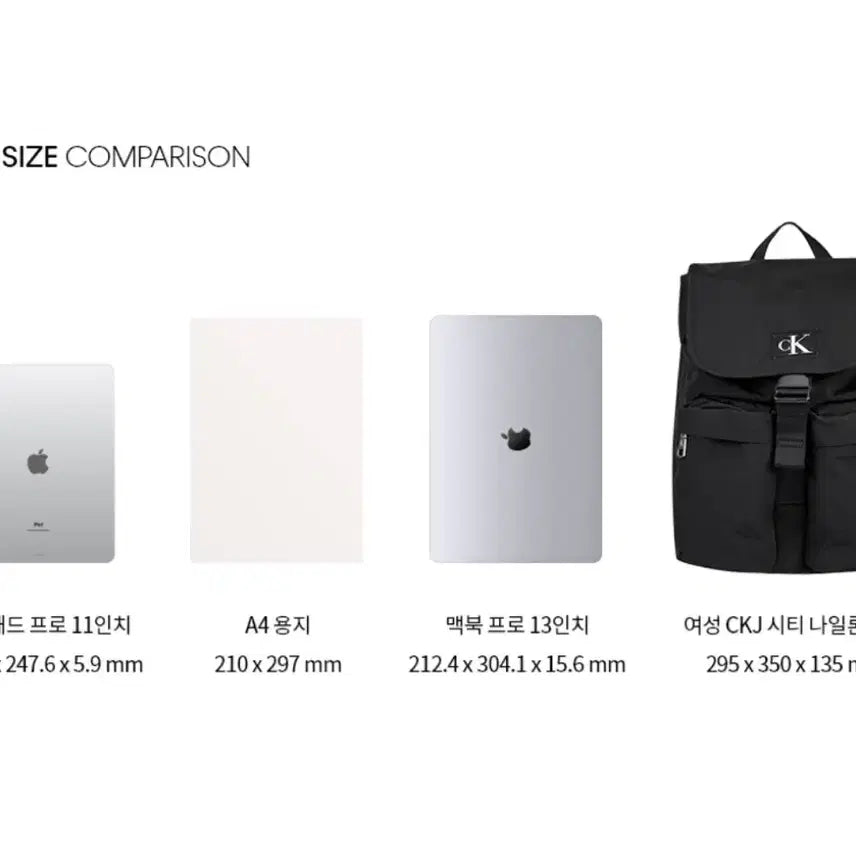 [BUNJANG] Calvin Klein Black Backpack / 캘빈클라인 블랙 백팩