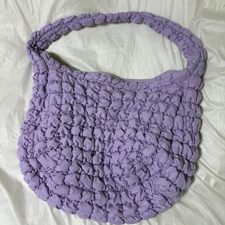 [BUNJANG] COS Quilted Oversized Cloud Bag Lilac / Cos 코스 팝업 퀼티드 오버사이즈 구름백 퍼플 연보라 라일락