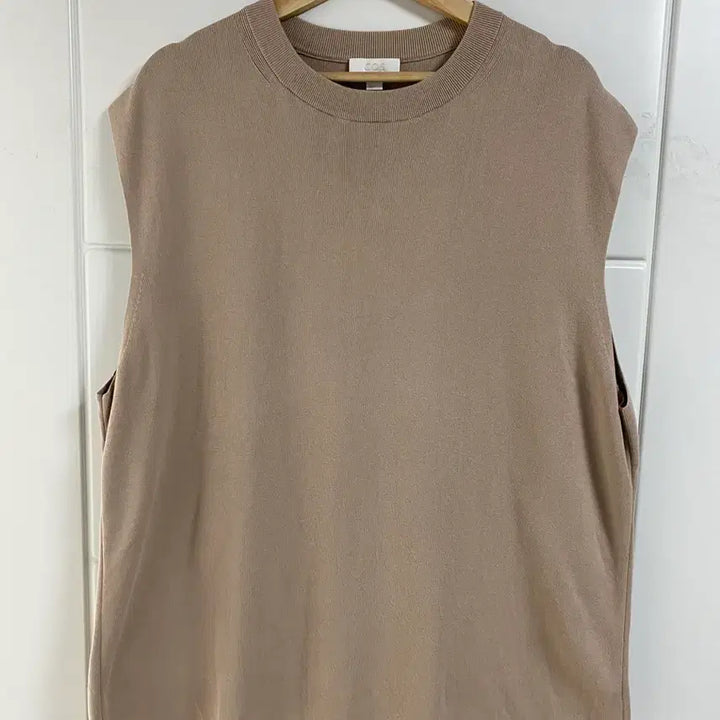 [BUNJANG] COS Knit Vest Beige L / [L] cos 코스 니트 베스트 베이지
