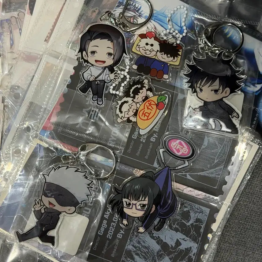 [BUNJANG] Jujutsu Kaisen Official/Unofficial Goods Bundle Set / 주술회전 공식/비공식 스티커 엽서 아크릴 키링 굿즈 일괄