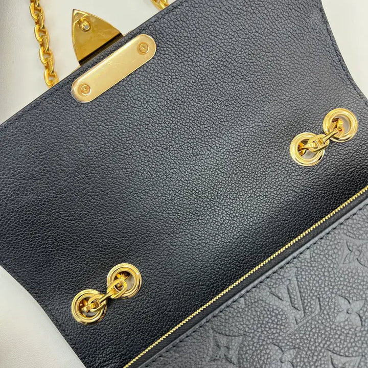 [BUNJANG] Louis Vuitton Empreinte Marceau Shoulder Bag - Black / [중고명품 럭스올 울산점]루이비통 앙프렝뜨 마르소 숄더백 블랙 내장칩