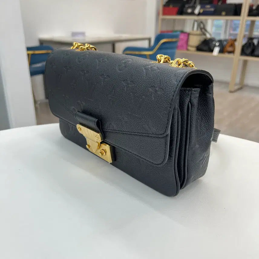 [BUNJANG] Louis Vuitton Empreinte Marceau Shoulder Bag - Black / [중고명품 럭스올 울산점]루이비통 앙프렝뜨 마르소 숄더백 블랙 내장칩