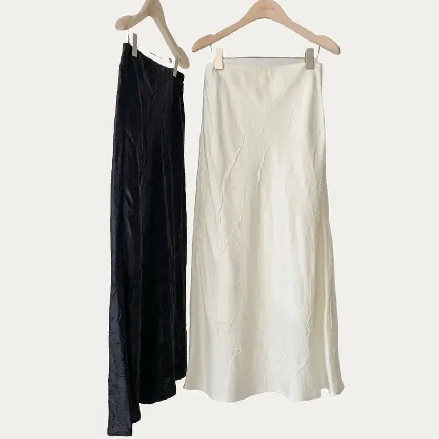 [BUNJANG] OUNCE Crease Satin Skirt / [S] OUNCE 온스 네일 크리즈 새틴 스커트