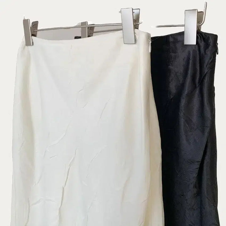 [BUNJANG] OUNCE Crease Satin Skirt / [S] OUNCE 온스 네일 크리즈 새틴 스커트