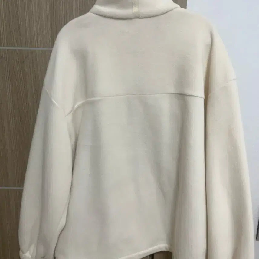 [BUNJANG] Ivory Hoodie M / 아이보리 후드집업 M