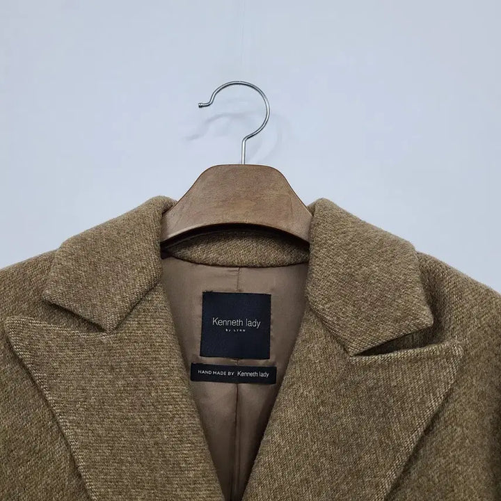 [BUNJANG] Kenneth Lady Double Belted Brown Coat / 케네스레이디 벨티드 더블 브라운 코트/55/앨리스/419