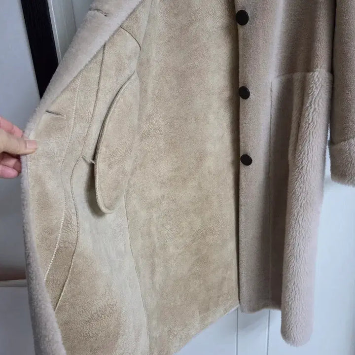 [BUNJANG] A&amp;D Saga Fox Fur Long Wool Coat / A&amp;D  사가폭스 퍼  양모100% 롱  코트