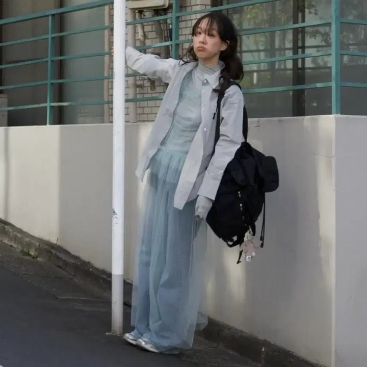 [BUNJANG] Fletta 77 Low-Rise Tulle Dress Mint / [택O미시착새상품] 플레따 77 로우라이즈 튤 드레스 민트 fletta