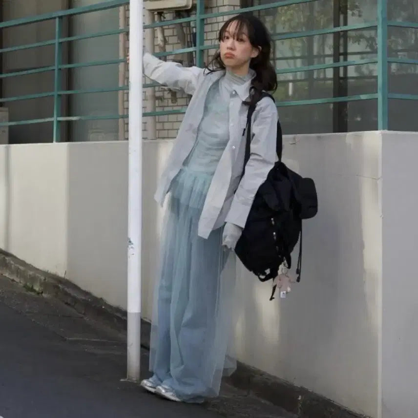 [BUNJANG] Fletta 77 Low-Rise Tulle Dress Mint / [택O미시착새상품] 플레따 77 로우라이즈 튤 드레스 민트 fletta