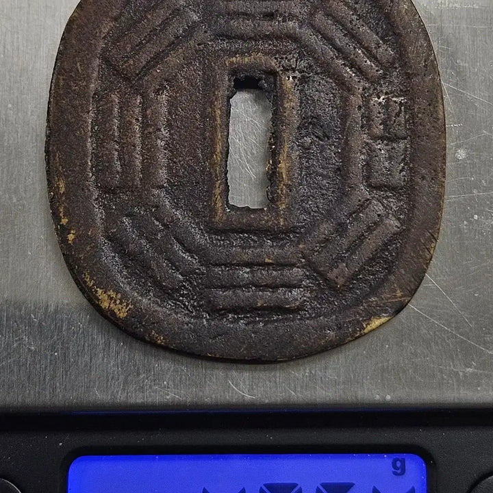 [BUNJANG] Japanese Edo Period Akita Tsuba 100 Mon Coin / [희귀][인기] 아키다츠바100문 대형 엽전  ZK1336