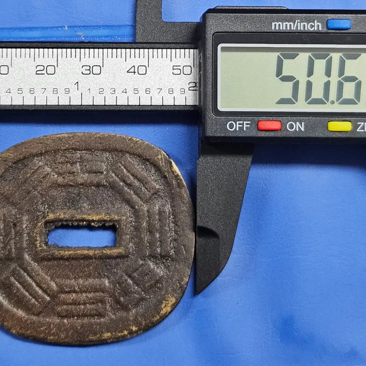 [BUNJANG] Japanese Edo Period Akita Tsuba 100 Mon Coin / [희귀][인기] 아키다츠바100문 대형 엽전  ZK1336