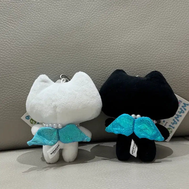 [BUNJANG] Wawailgonggu Aineko Cat Keychain Angel / 와와일공구 109 아이네코 아이네꼬  고양이 키링 고전인형 키링 엔젤