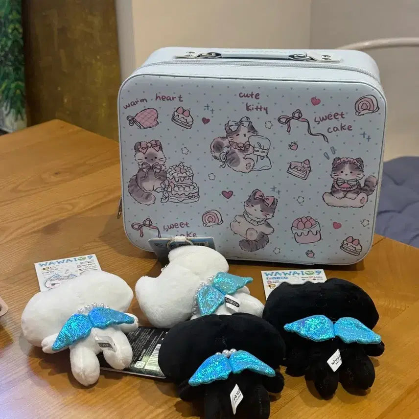 [BUNJANG] Wawailgonggu Aineko Cat Keychain Angel / 와와일공구 109 아이네코 아이네꼬  고양이 키링 고전인형 키링 엔젤