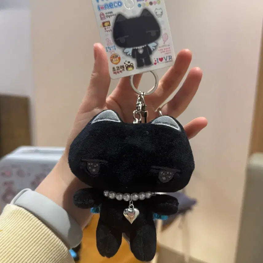 [BUNJANG] Wawailgonggu Aineko Cat Keychain Angel / 와와일공구 109 아이네코 아이네꼬  고양이 키링 고전인형 키링 엔젤